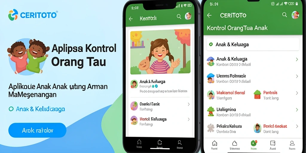 Tampilan antarmuka pengguna CERITOTO yang intuitif dan ramah anak.