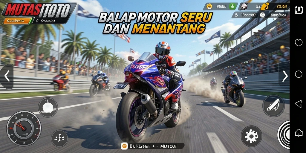Tampilan antarmuka utama game MUTASITOTO yang menarik.