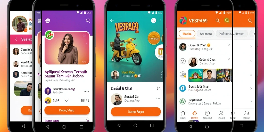 Antarmuka VESPA69 yang menarik dan fungsional.